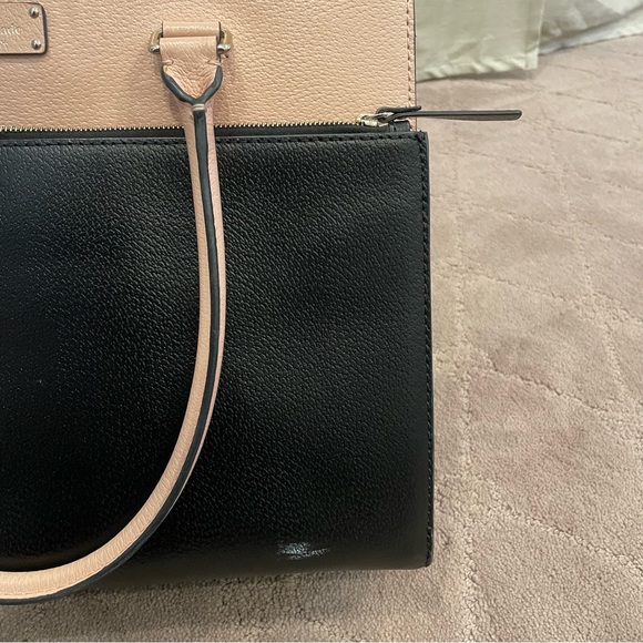 Kate Spade Grove Street Mauve Shoulder Bag - Black/Warm Vellum - Picture 9 of 10